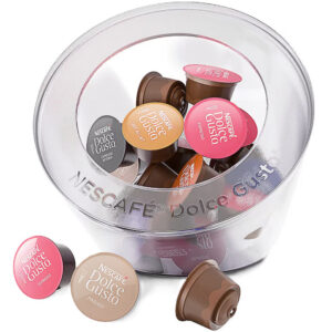 PORTA CÁPSULAS DOLCE GUSTO TRANSPARENTE